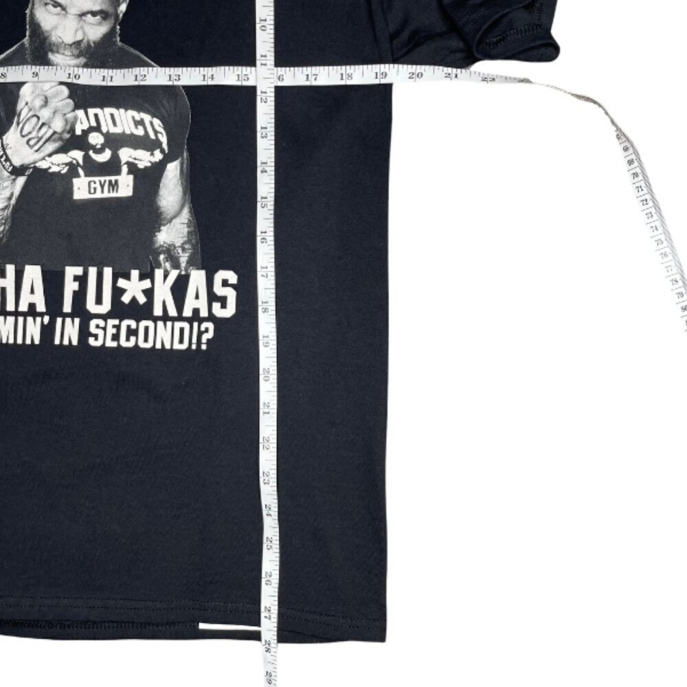 Champion CT Fletcher Iron Addicts Gym Graphic Tee Black Medium Heavy Pump Cover - Picture 6 of 8